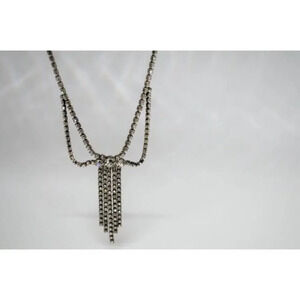 Clear  Rhinestone Necklace Vintage